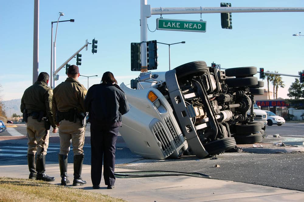 Accidente de camión en Nueva York